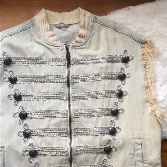 Free People Denim Vest - Picture 2 of 4